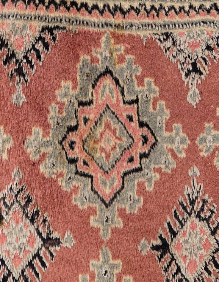 Detail image of 7' 3 x 9' 6  Hand Knotted Bokhara Oriental Rug