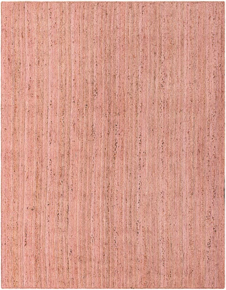 Detail image of 8' x 10'  Hand Braided Jute Rug