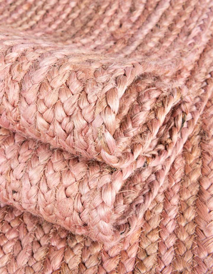 8' x 10' Handmade Braided Jute Rug