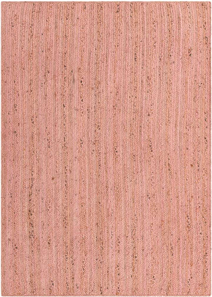 5' 1 x 8' Handmade Braided Jute Rug