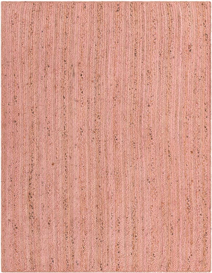 Detail image of 5' 1 x 8' Handmade Braided Jute Rug