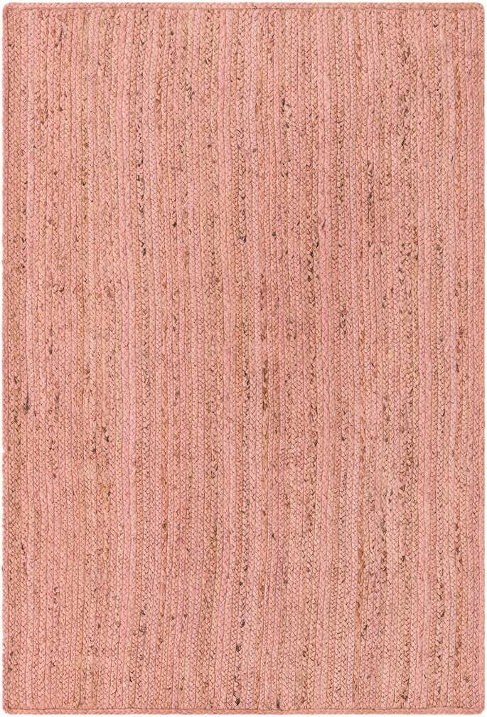 4' 1 x 6' 1 Handmade Braided Jute Rug
