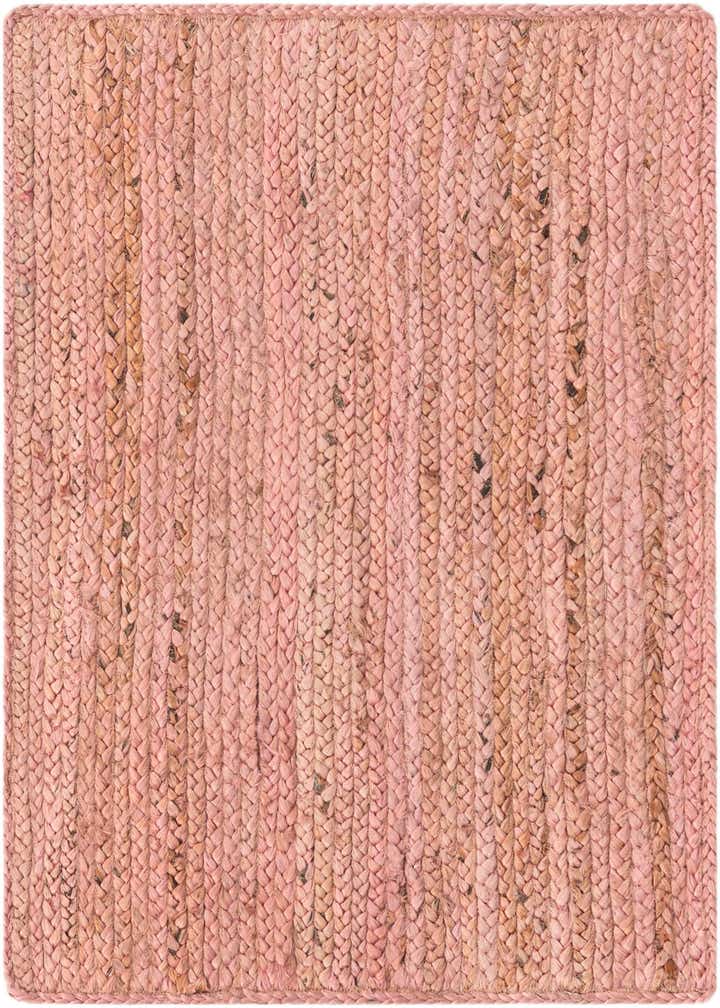 2' x 3' 1 Handmade Braided Jute Rug