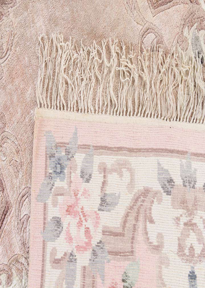 2' 4 x 4' Hand Knotted Carved Pekin Rug