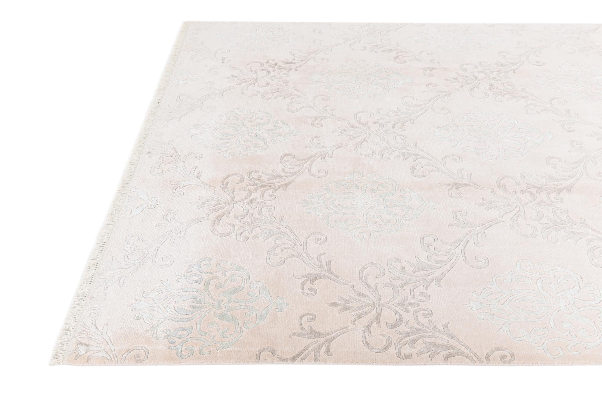 6' 9 x 9' 6 Hand Knotted Darya Wool Rug