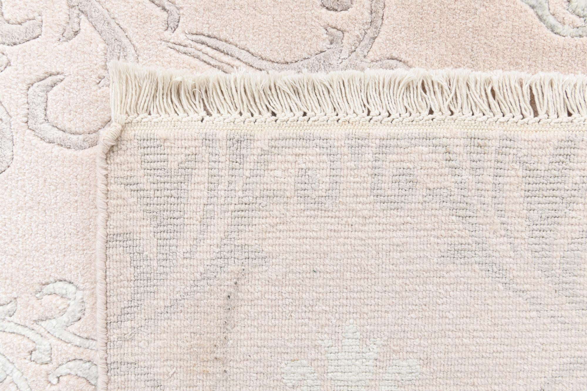 6' 9 x 9' 6 Hand Knotted Darya Wool Rug