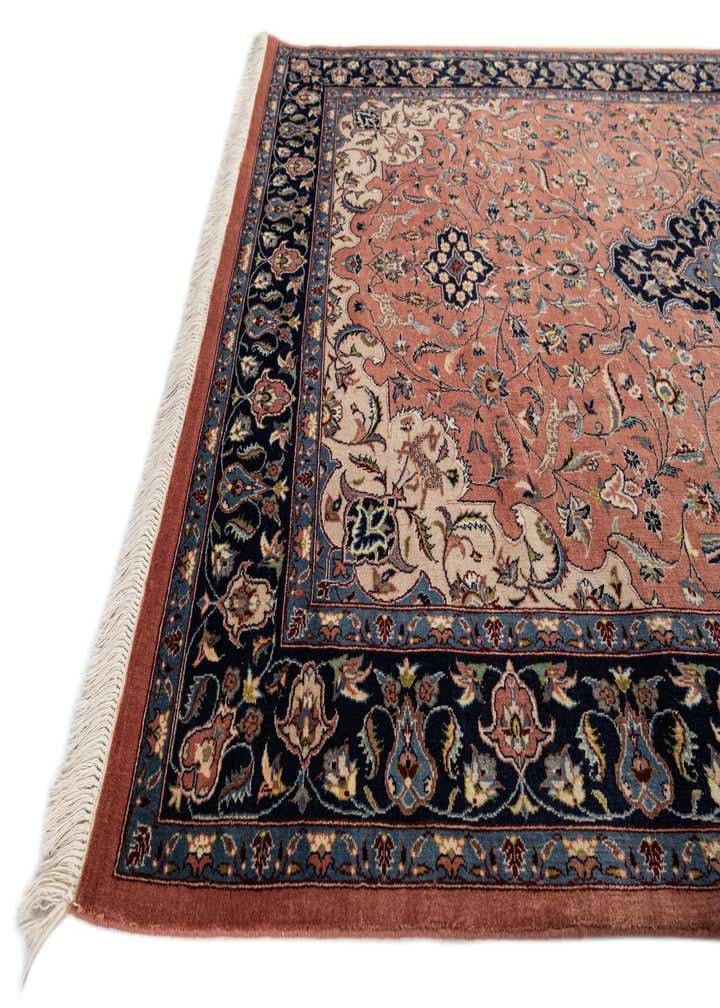 6' 1 x 8' 9 Hand Knotted Isfahan Oriental Wool Rug
