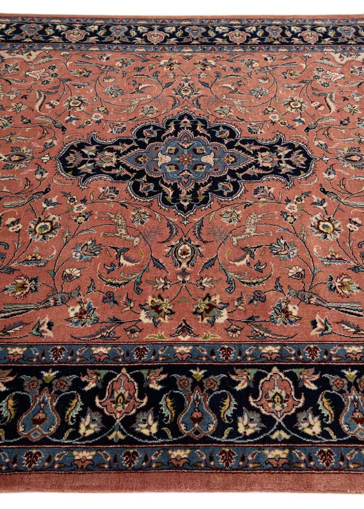 6' 1 x 8' 9 Hand Knotted Isfahan Oriental Wool Rug