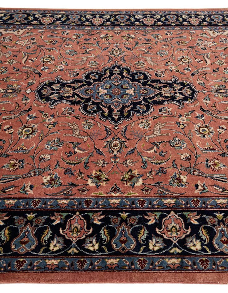 Detail image of 6' 1 x 8' 9 Hand Knotted Isfahan Oriental Wool Rug