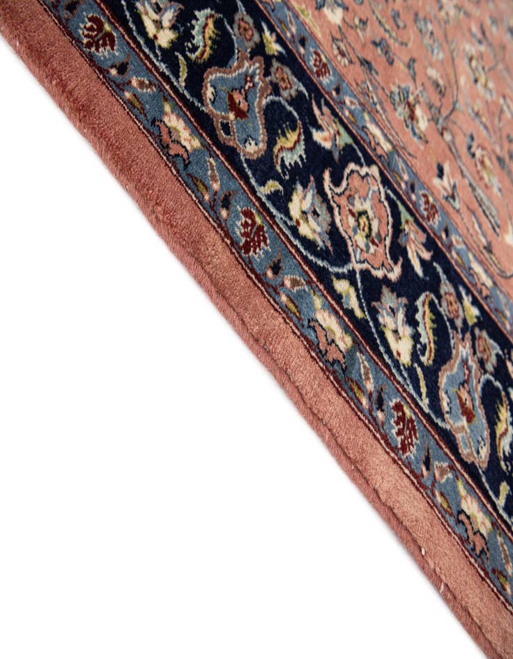 Detail image of 6' 1 x 8' 9 Hand Knotted Isfahan Oriental Wool Rug