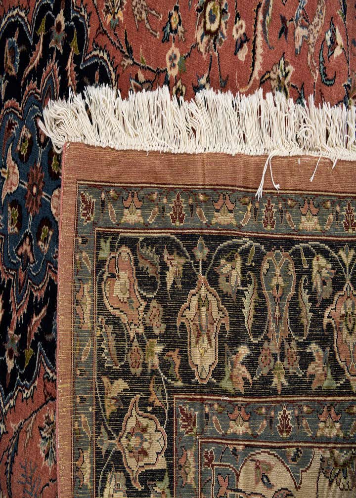 6' 1 x 8' 9 Hand Knotted Isfahan Oriental Wool Rug