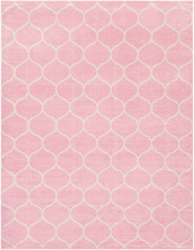 Detail image of 9' x 12' Lattice Frieze Rug