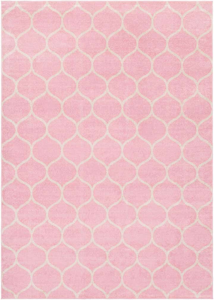 5' 3 x 8' Lattice Frieze Rug