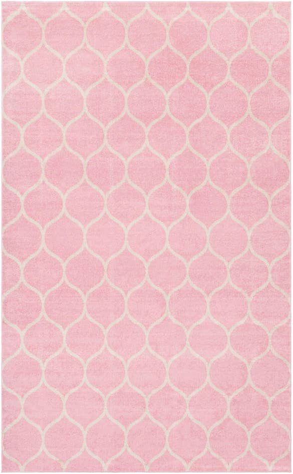 Detail image of 5' 3 x 8' Lattice Frieze Rug
