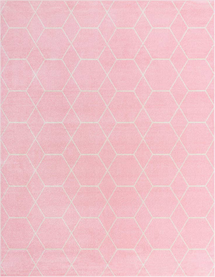 Detail image of 9' x 12' Lattice Frieze Rug