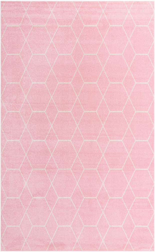 5' 3 x 8' Lattice Frieze Rug