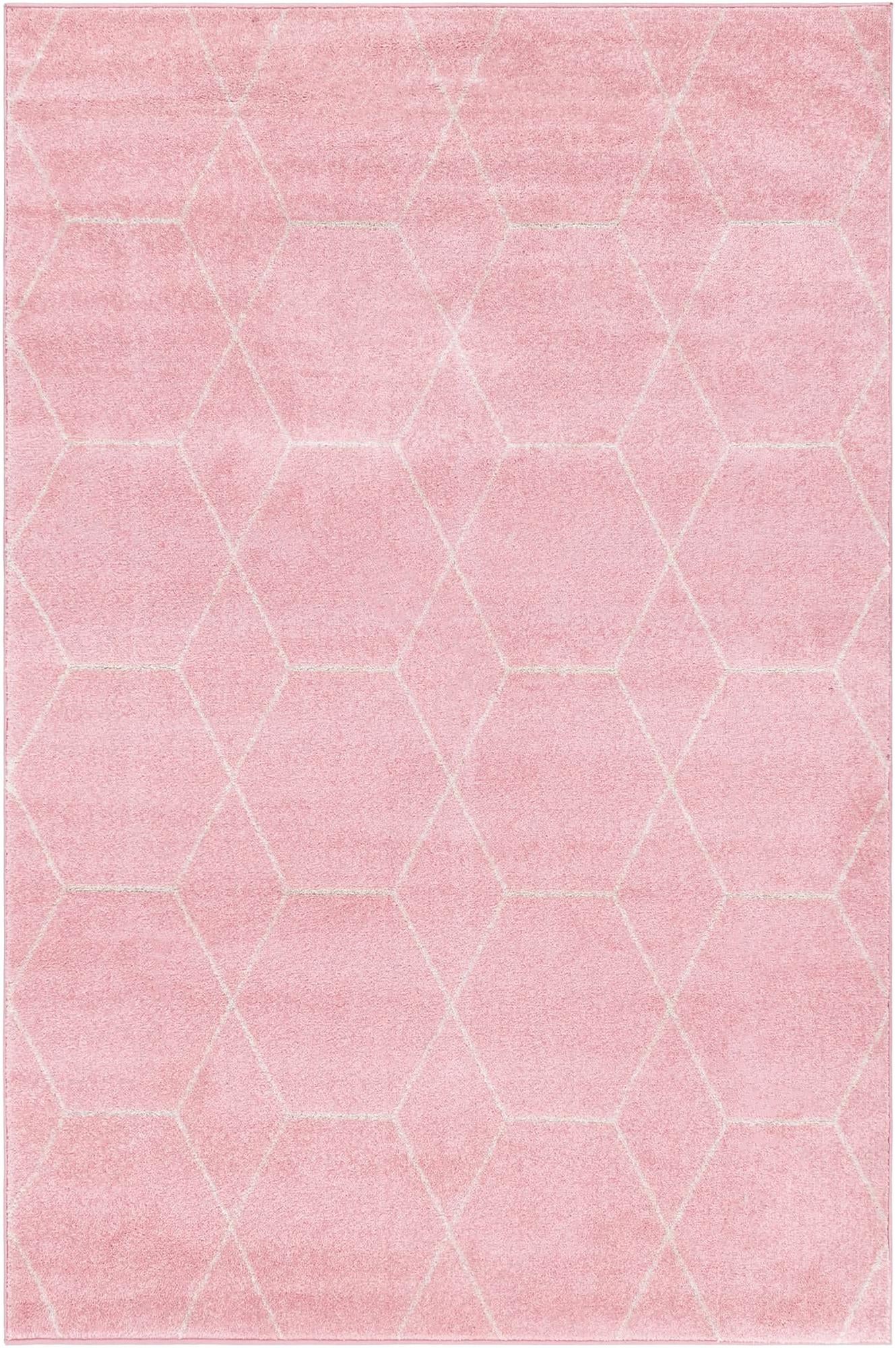 6' x 9' Lattice Frieze Rug