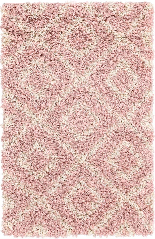 60cm x 90cm Trellis Shag Rug