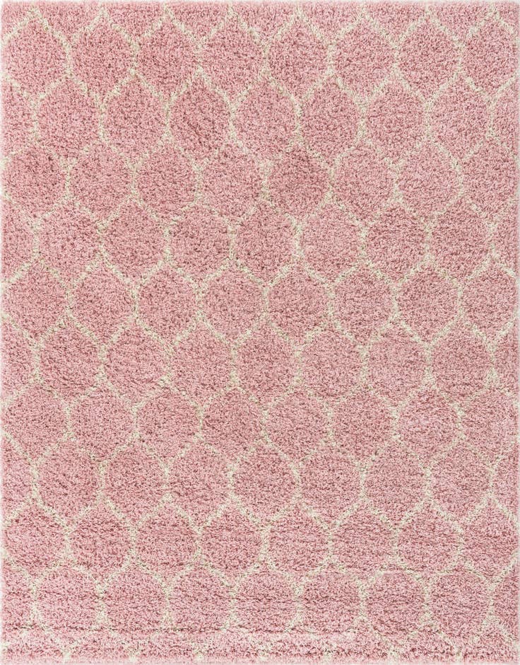 Detail image of 10' x 13' Lattice Shag Rug