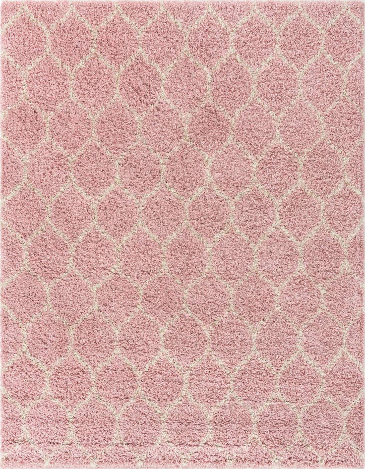 Detail image of 9' x 12' Lattice Shag Rug