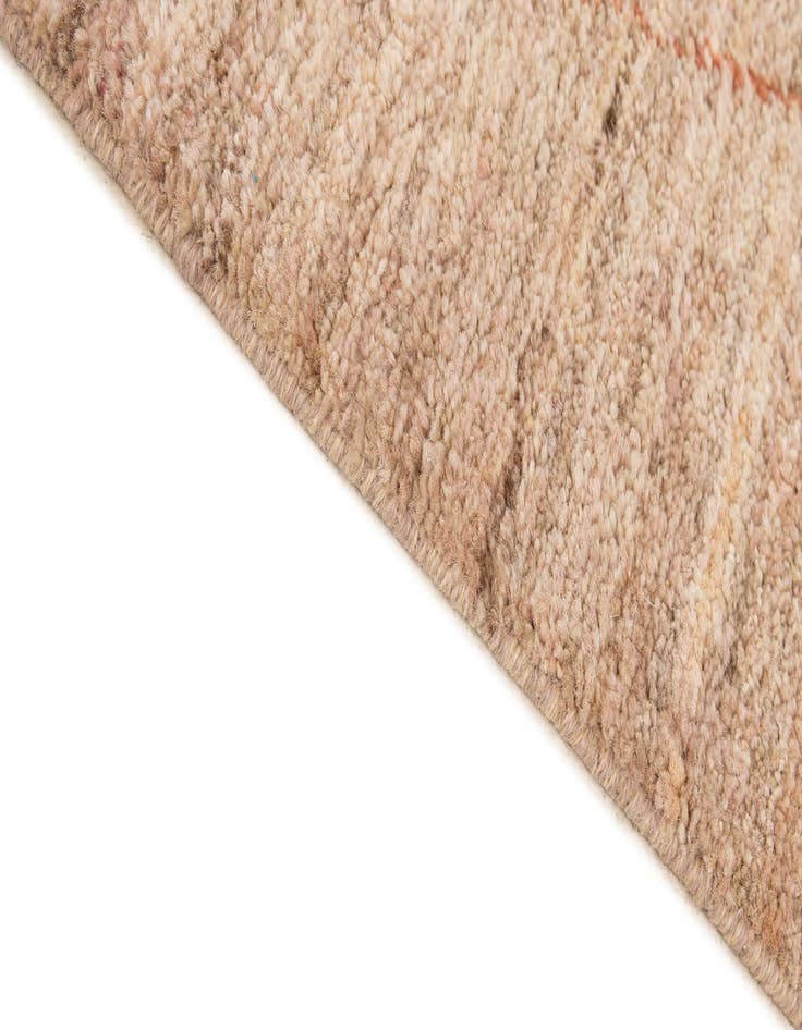 Detail image of 4' 8 x 6' 7 Hand Knotted Moroccan Wool Rug