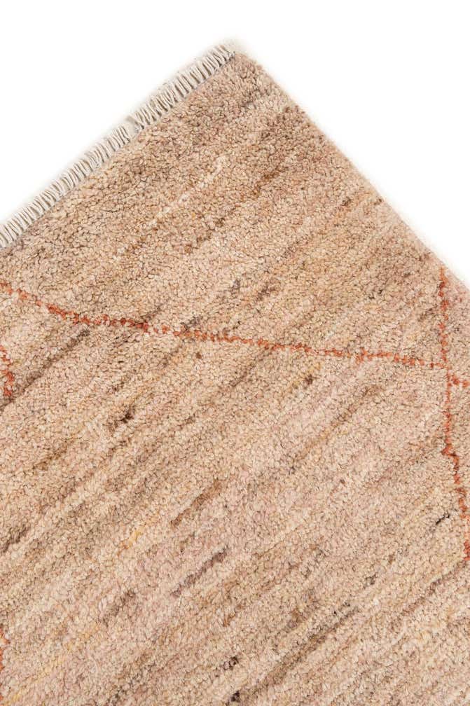 4' 8 x 6' 7 Hand Knotted Moroccan Wool Rug