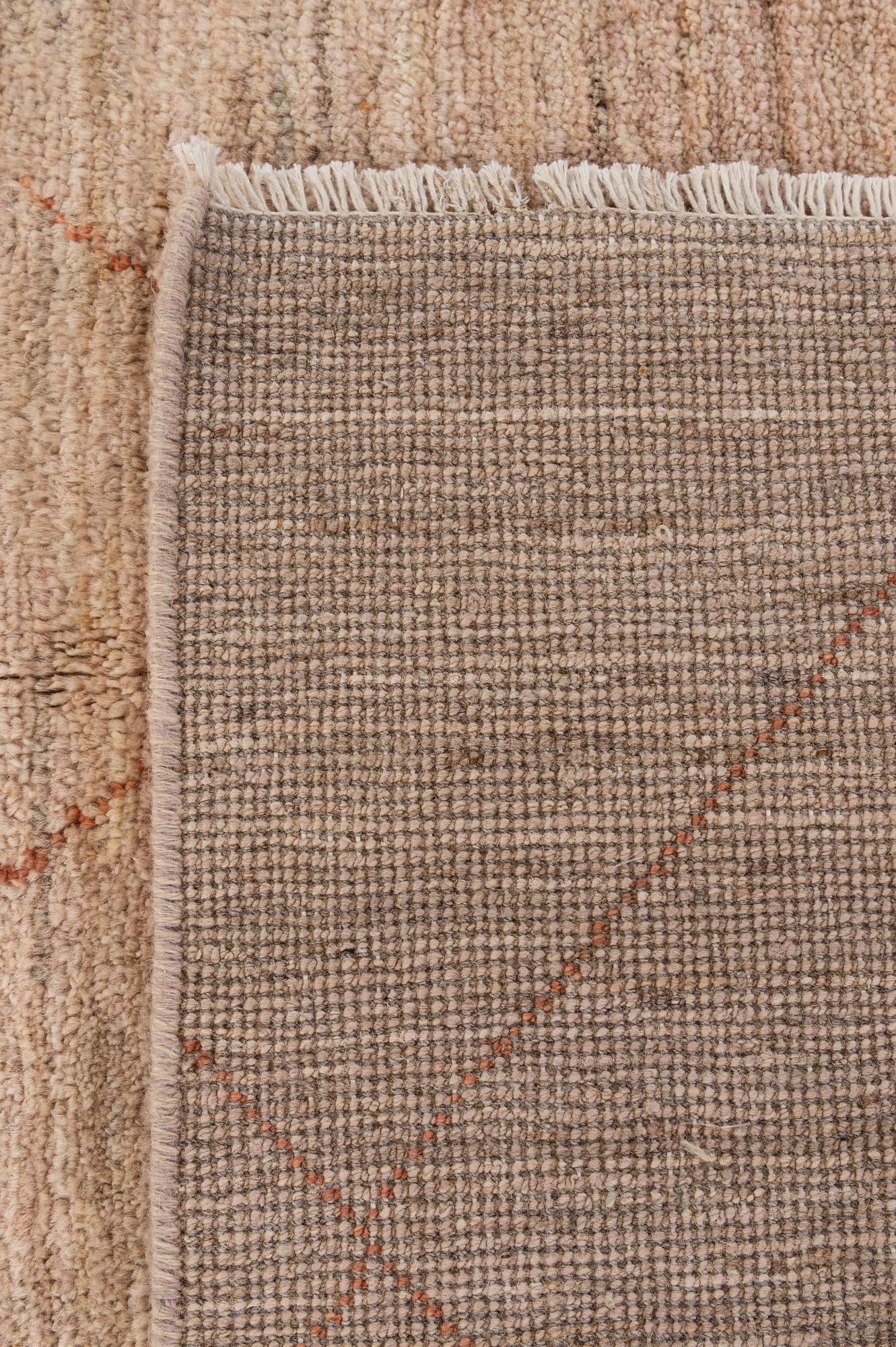 4' 8 x 6' 7 Hand Knotted Moroccan Wool Rug