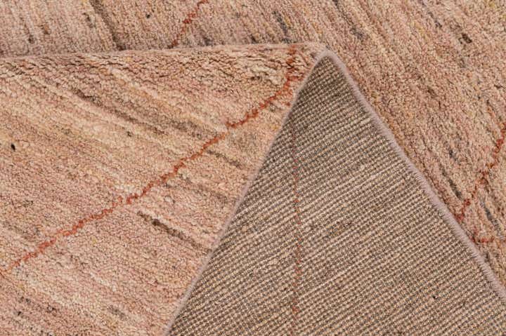 4' 7 x 6' 6 Hand Knotted Moroccan Wool Rug