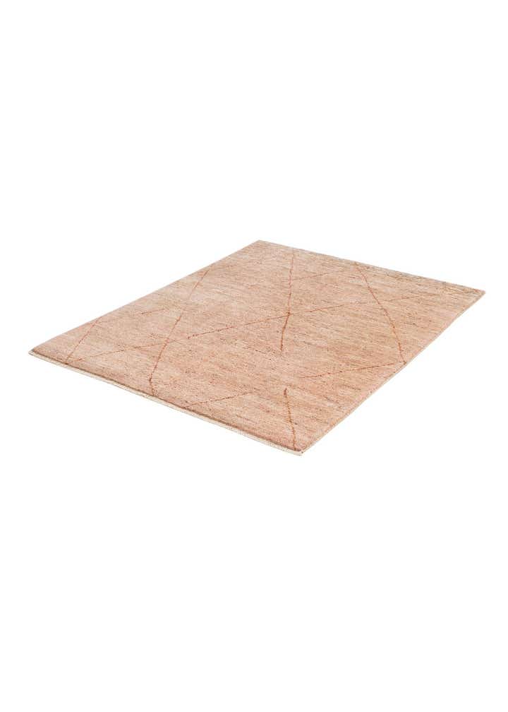 4' 9 x 6' Hand Knotted Moroccan Wool Rug