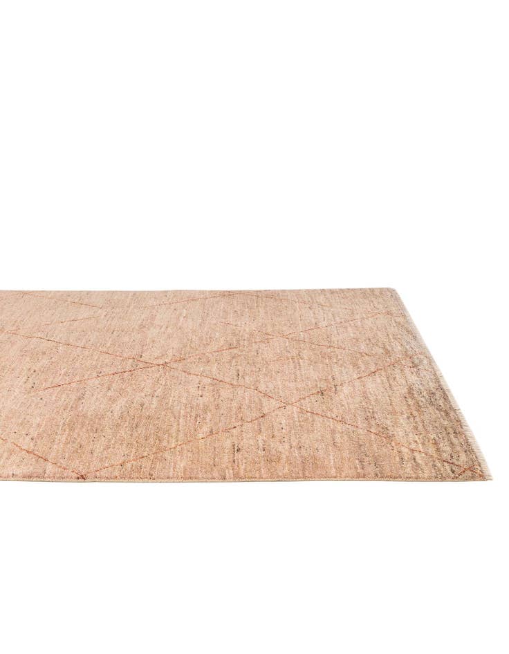 Detail image of 4' 9 x 6' Hand Knotted Moroccan Wool Rug