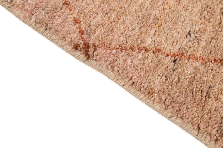 Detail image of 4' 9 x 6' Hand Knotted Moroccan Wool Rug