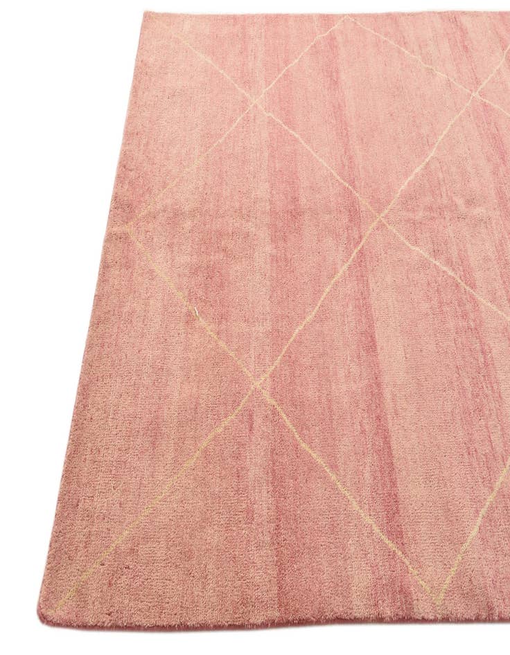 Detail image of 5' 6 x 8' 5 Hand Knotted Moroccan Wool Rug