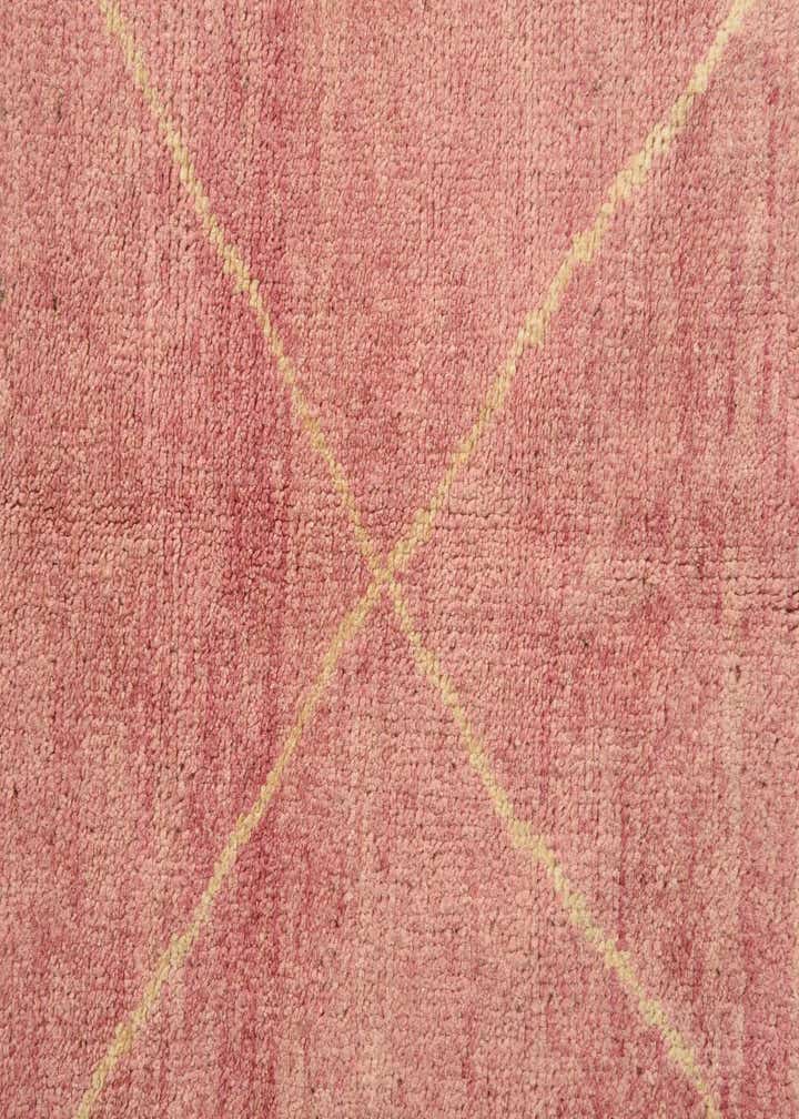 5' 6 x 8' 5 Hand Knotted Moroccan Wool Rug