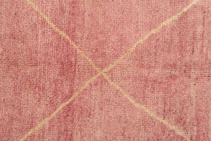 5' 6 x 8' 5 Hand Knotted Moroccan Wool Rug