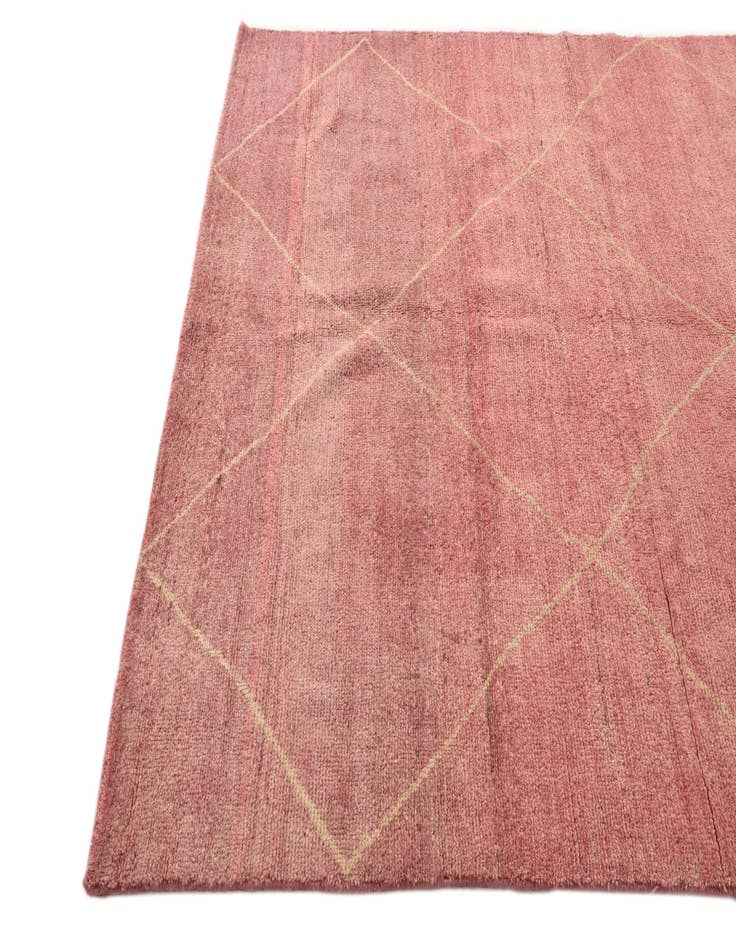 Detail image of 5' 6 x 7' 9  Hand Knotted Moroccan Wool Rug