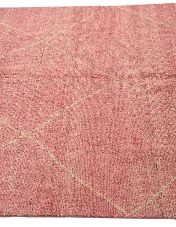 Detail image of 5' 6 x 7' 9  Hand Knotted Moroccan Wool Rug