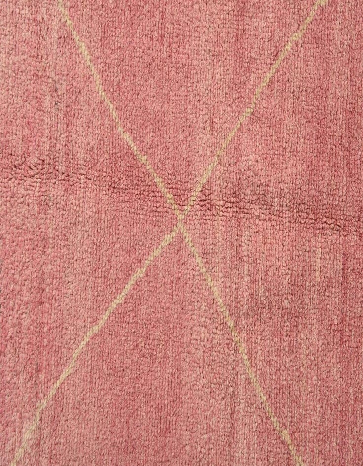 Detail image of 5' 6 x 7' 9  Hand Knotted Moroccan Wool Rug