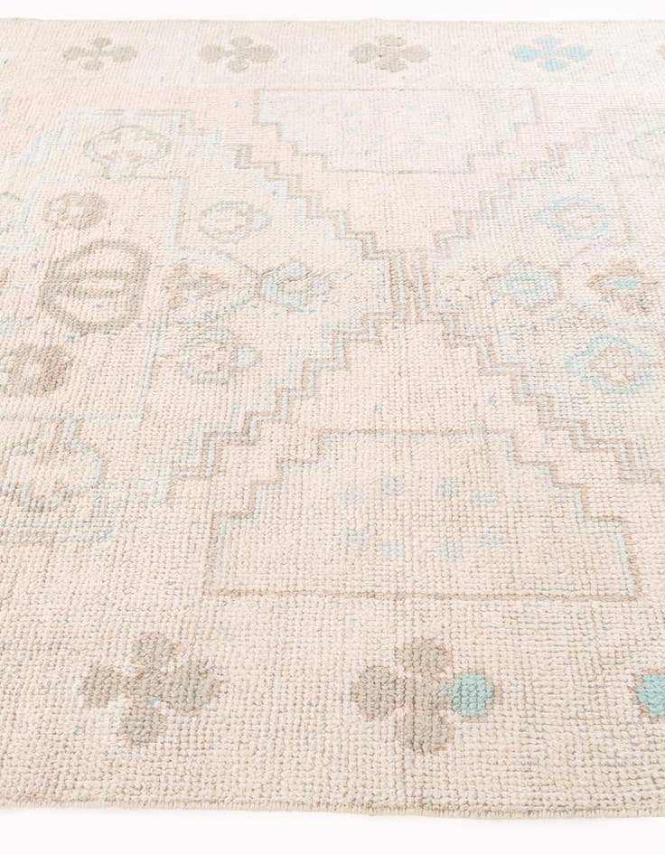 Detail image of 5' 9 x 9'  Hand Knotted Moroccan Wool Rug