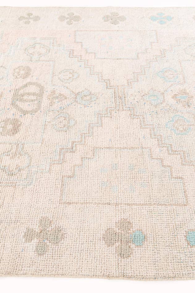 Detail image of 5' 9 x 9' Hand Knotted Moroccan Wool Rug
