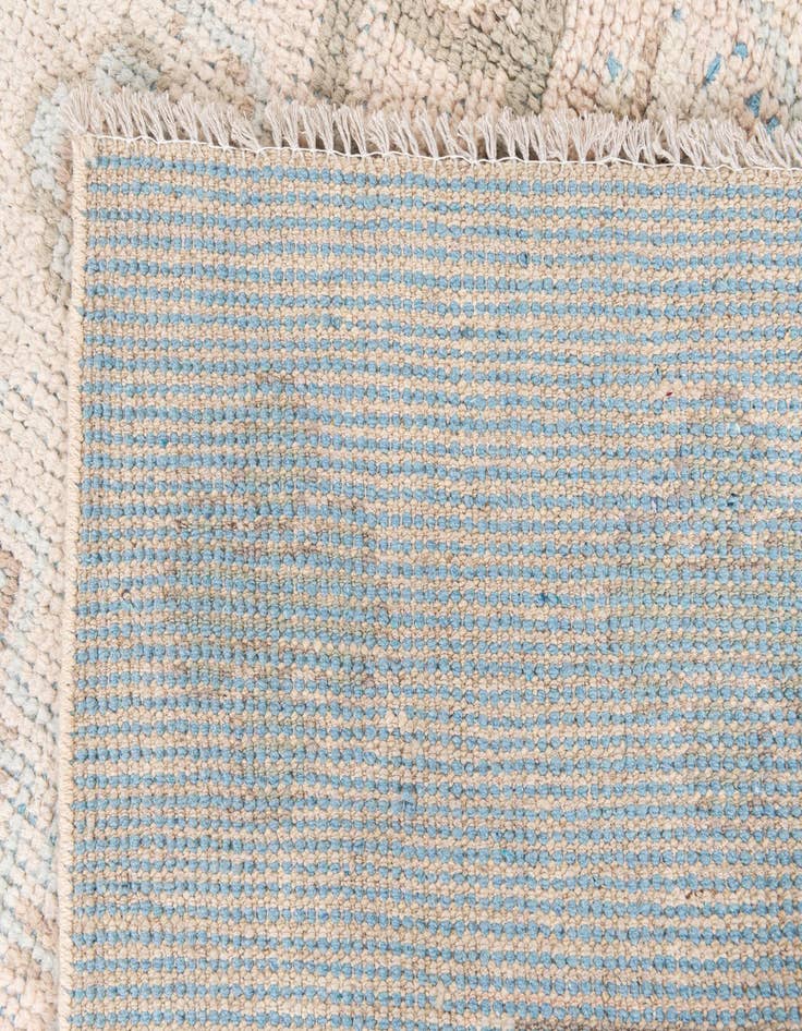 Detail image of 5' 9 x 9'  Hand Knotted Moroccan Wool Rug