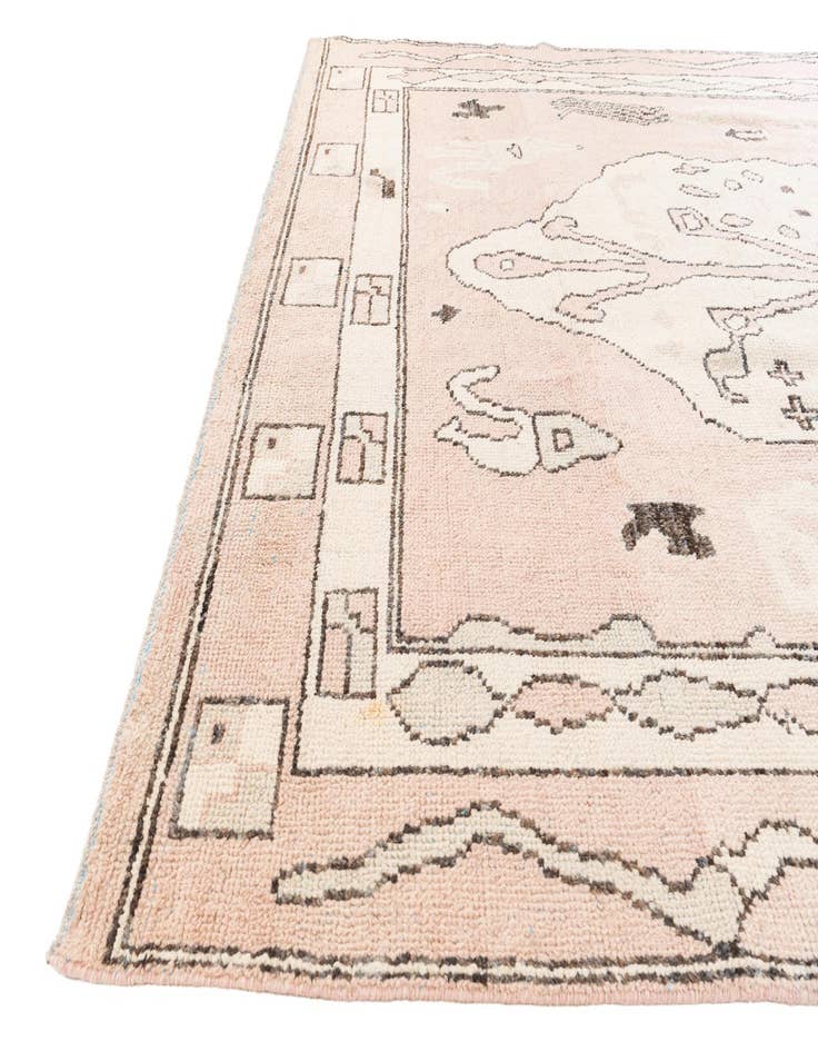 Detail image of 8' 6 x 11' 9 Hand Knotted Moroccan Wool Rug