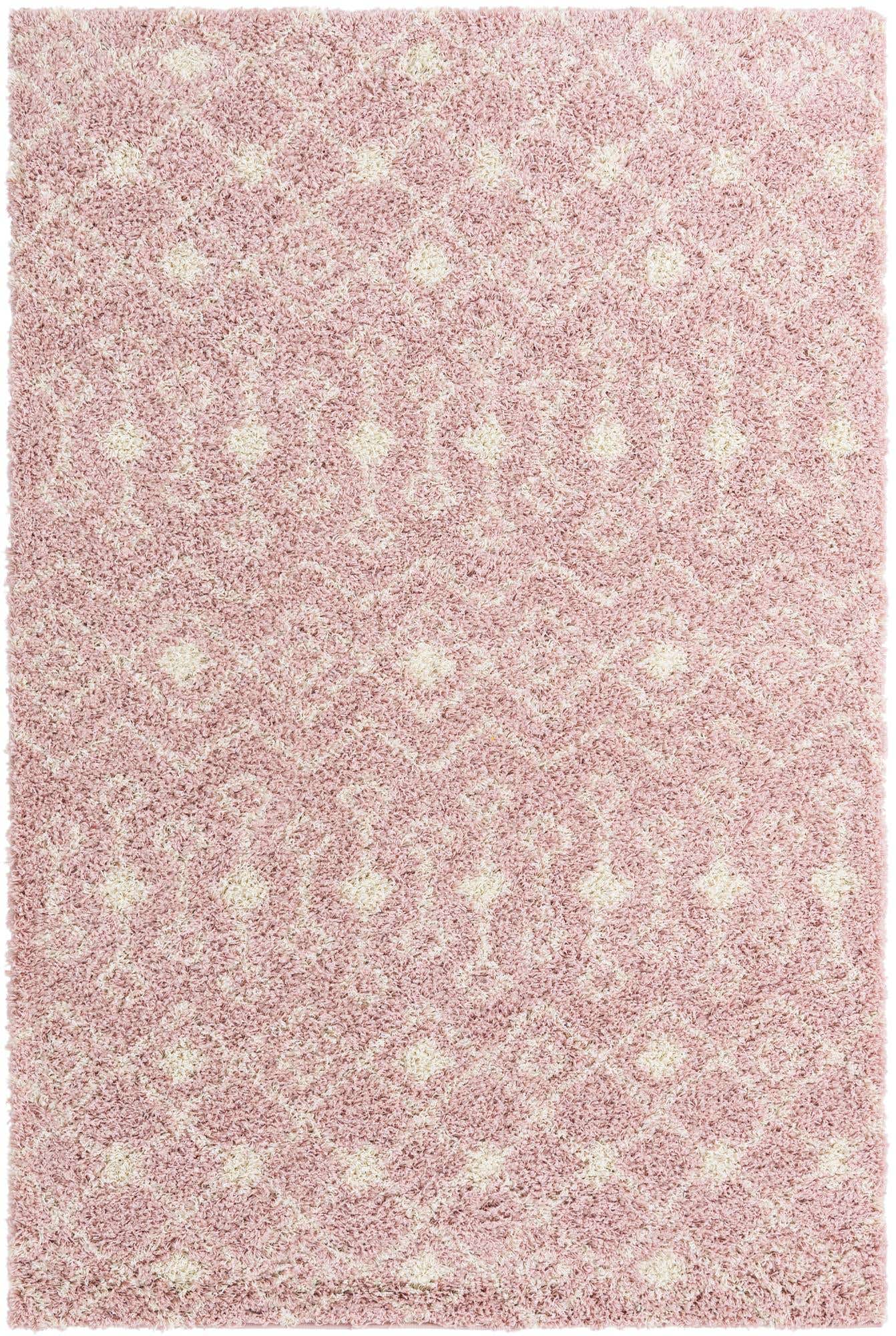 6' x 9' Moroccan Trellis Shag Rug