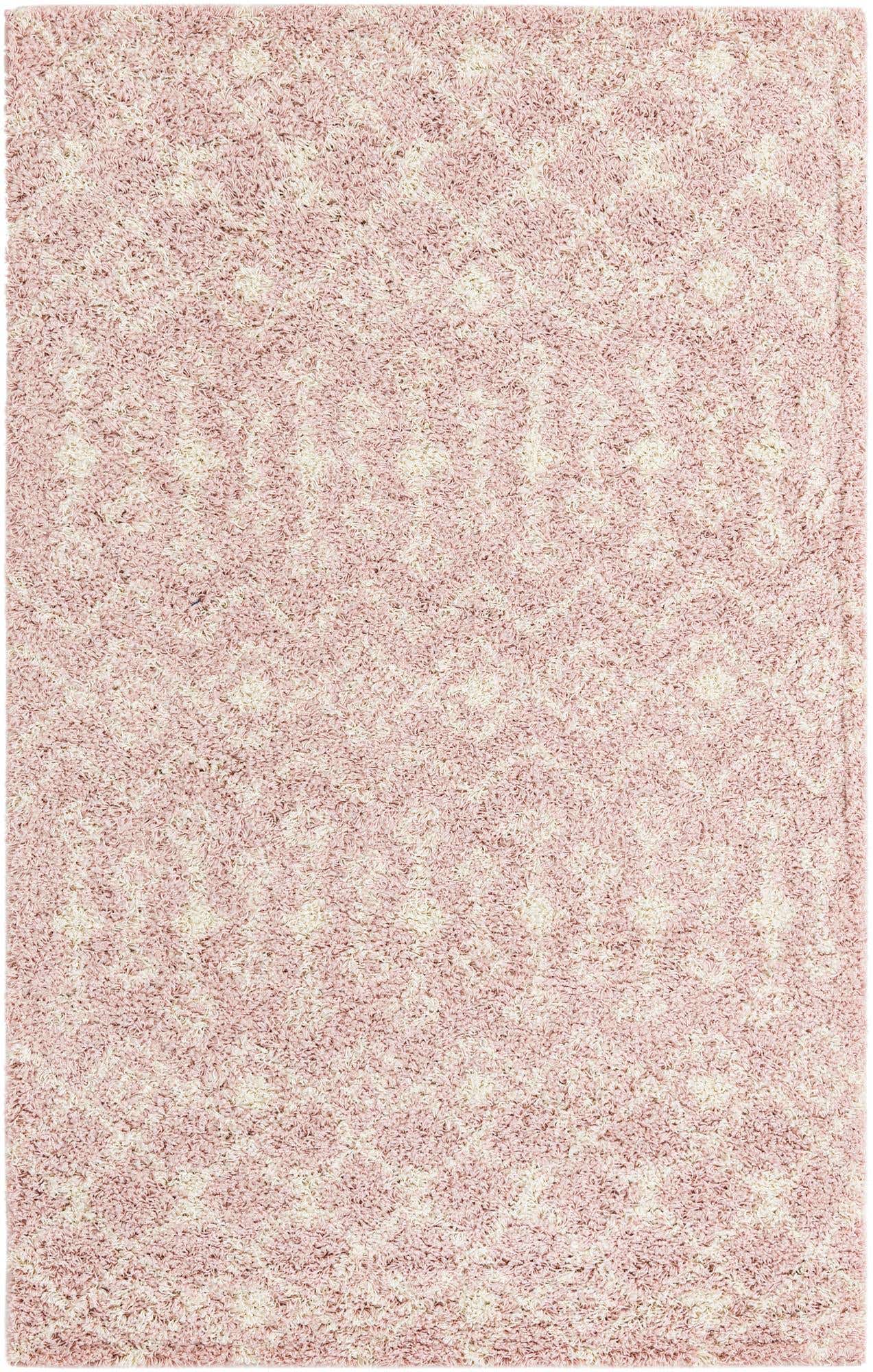 5' 3 x 8' Moroccan Trellis Shag Rug