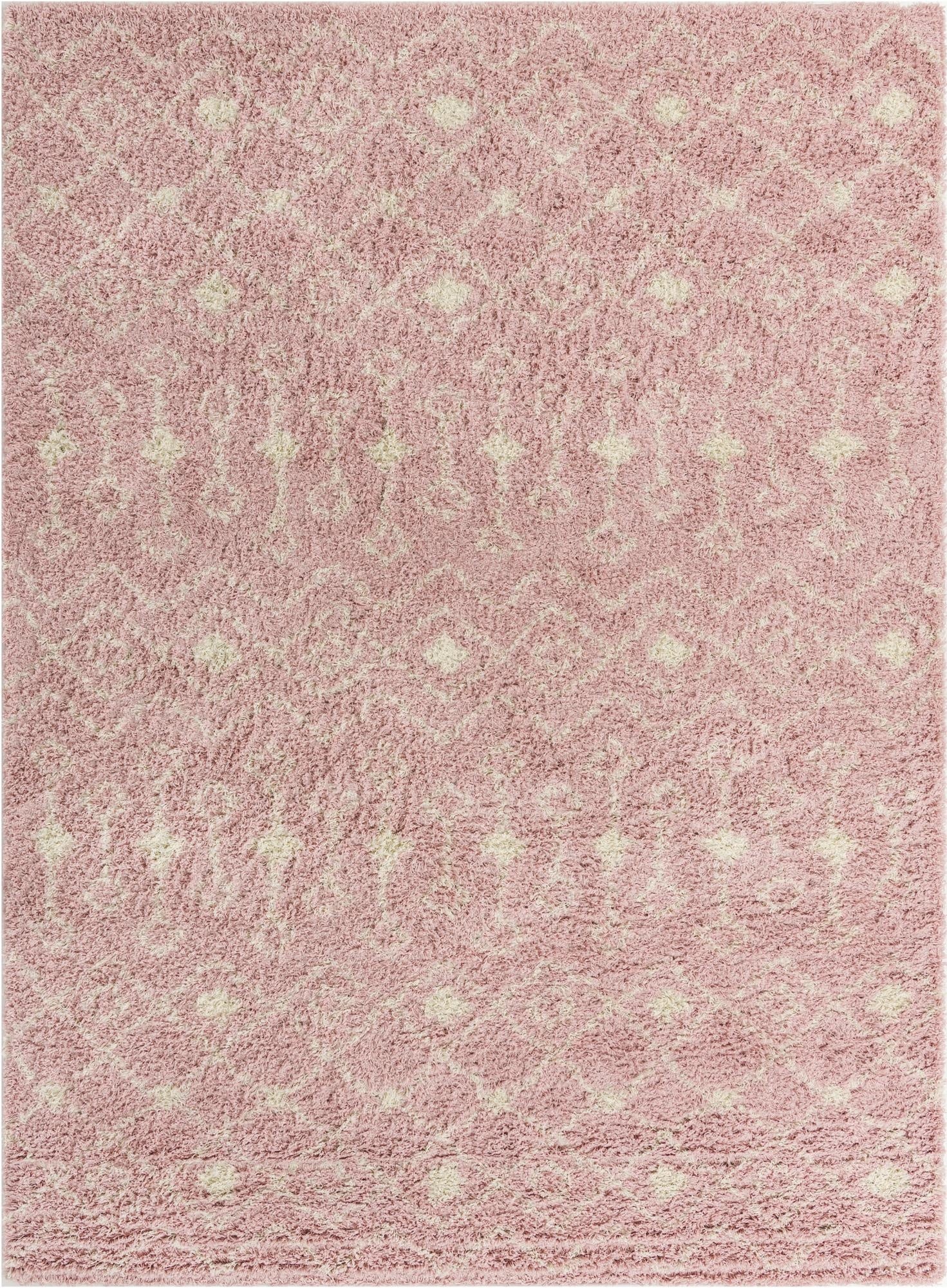 9' x 12' Moroccan Trellis Shag Rug