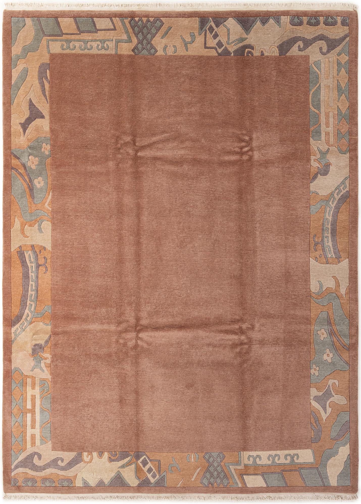 8' 3 x 11' 4 Hand Knotted Nepal Wool Rug