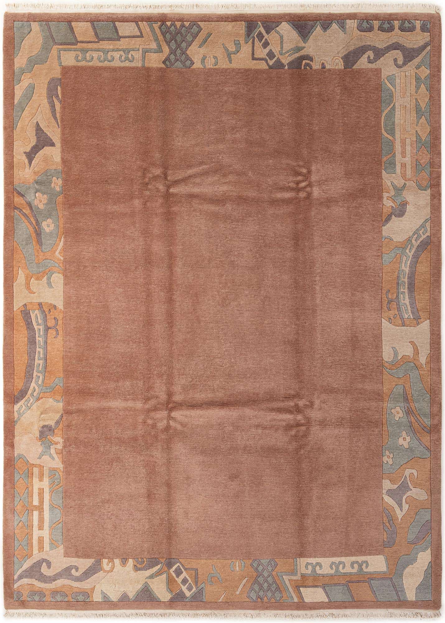 8' 3 x 11' 4 Hand Knotted Nepal Wool Rug