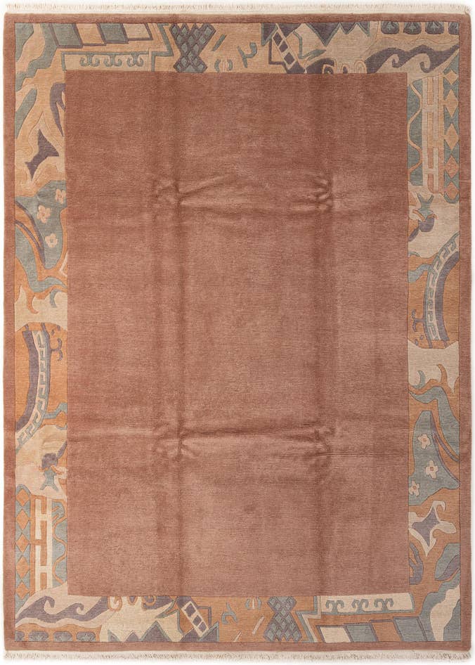 Detail image of 8' 3 x 11' 4 Hand Knotted Nepal Wool Rug