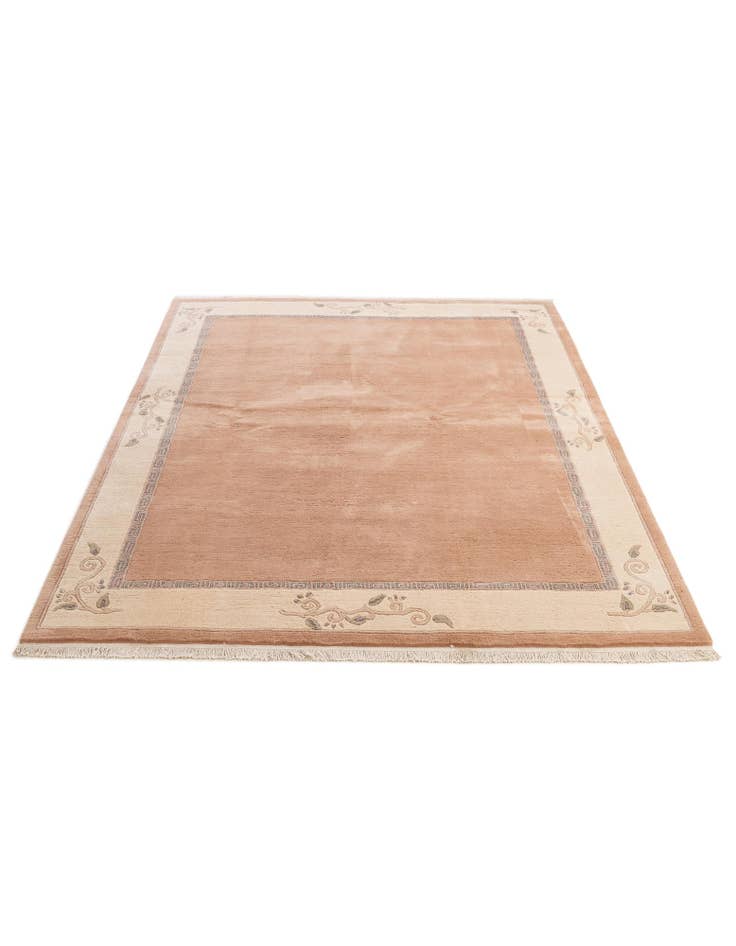 Detail image of 6' 9 x 8' 4 Hand Knotted Nepal Wool Rug