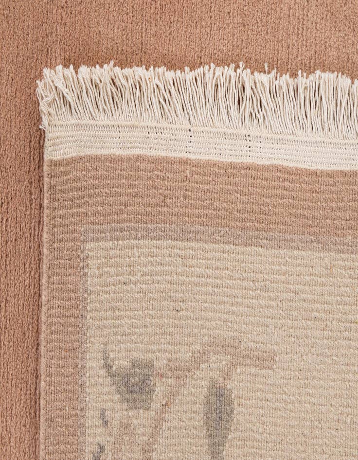 Detail image of 6' 9 x 8' 4  Hand Knotted Nepal Wool Rug