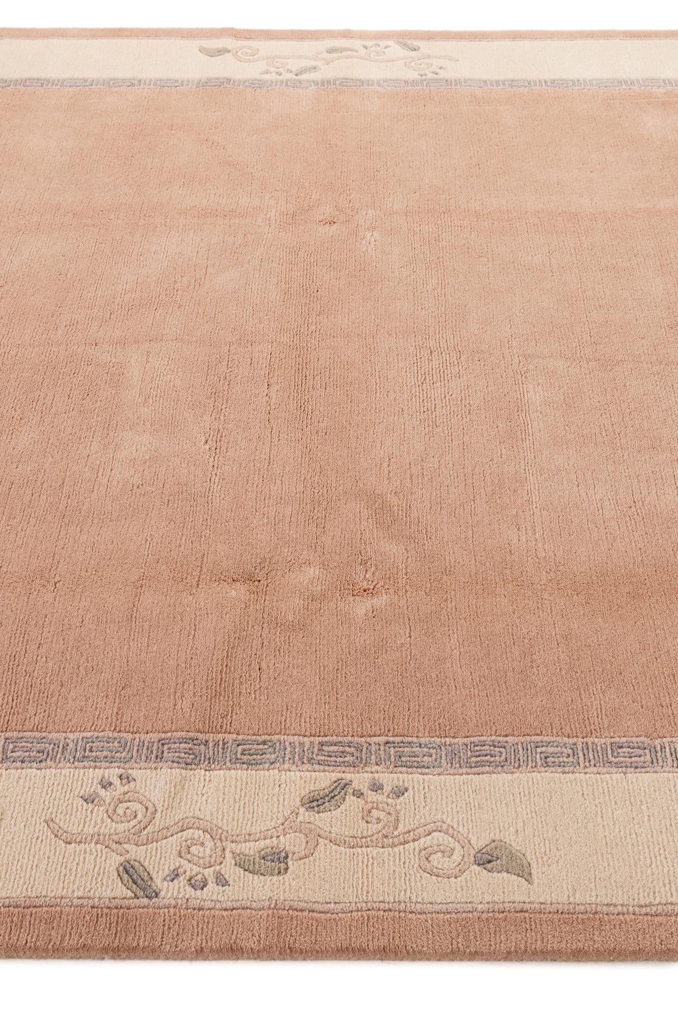 6' 9 x 8' 4 Hand Knotted Nepal Wool Rug